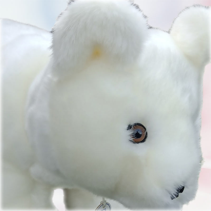 Ours en peluche, ours pour bébé, blanc polaire, Louison, Les Petites Maries zoom